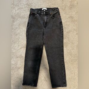 Abercrombie & Fitch Women's Black Cropped Jeans